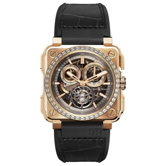 BELL & ROSS Watch Replica BR-X1 TOURBILLON ROSE GOLD DIAMONDS BRX1-CHTB-PG-D BELL & ROSS Watch Replica BR-X1 TOURBILLON ROSE GOLD DIAMONDS BRX1-CHTB-PG-D